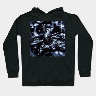 Puff The Magic Dragon -  Black and White Hoodie